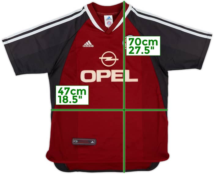 2001-02 Bayern Munich Home Shirt - 9/10 - (Y)