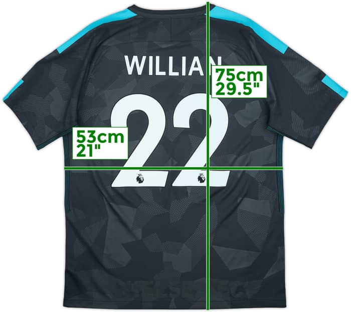 2017-18 Chelsea Third Shirt Willian #22 - 10/10 - (L)