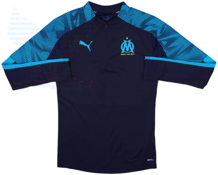 2019-20 Olympique Marseille Puma 1/4 Zip Drill Top - 10/10 - (XS)