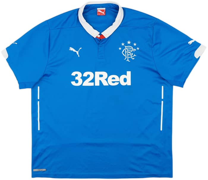 2014-15 Rangers Home Shirt - 7/10 - (XXL)