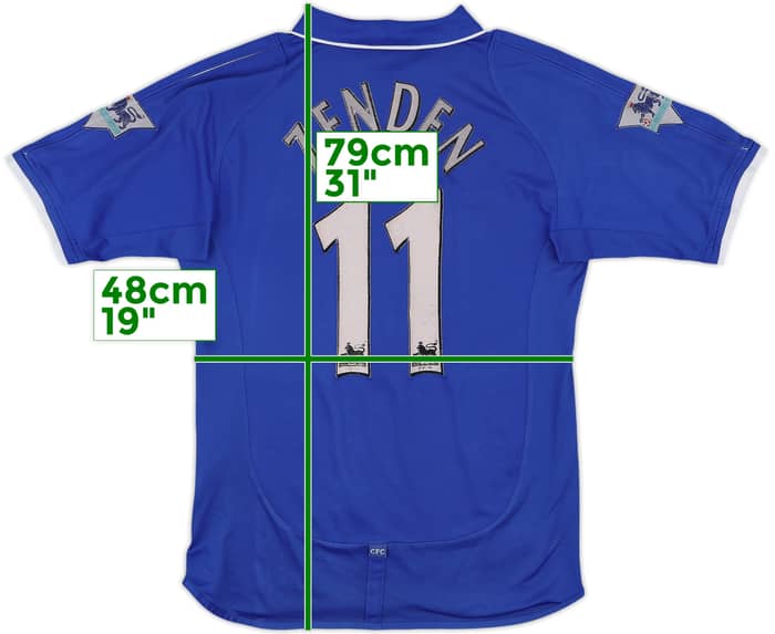 2001-03 Chelsea Home Shirt Zenden #11 - 5/10 - (S)