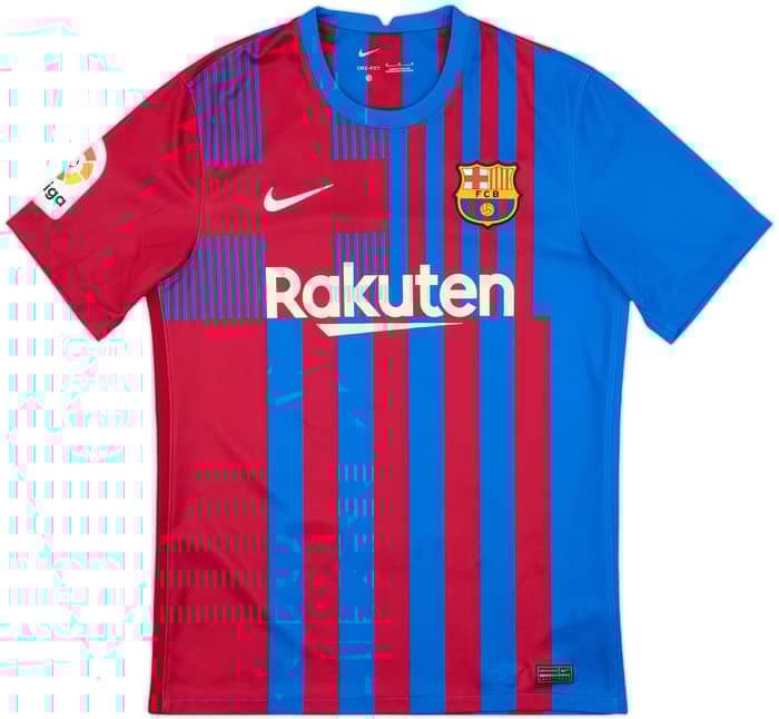 2021-22 Barcelona Home Shirt Ansu Fati #10 - 8/10 - (M)