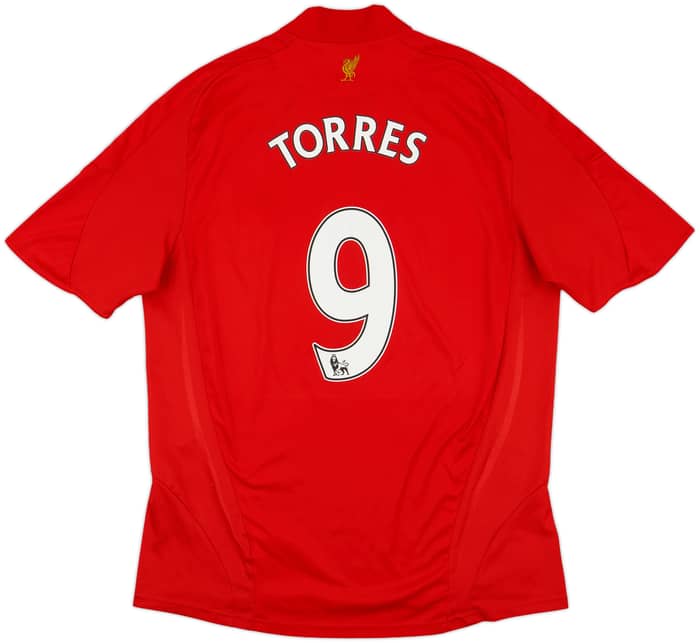 2008-10 Liverpool Home Shirt Torres #9 - 5/10 - (L)