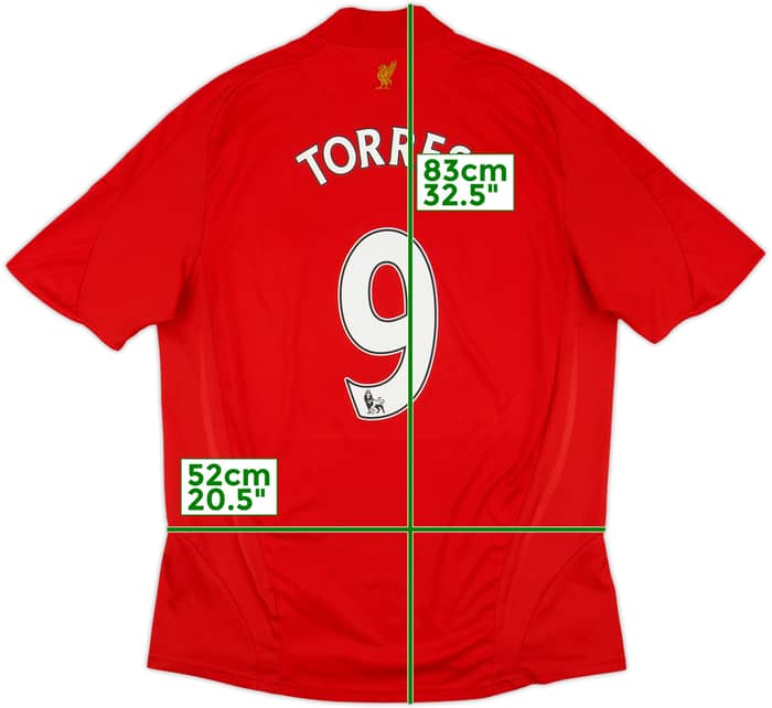 2008-10 Liverpool Home Shirt Torres #9 - 5/10 - (L)