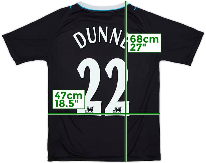 2006-07 Manchester City Away Shirt Dunne #22 - 5/10 - (M)