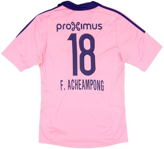 2014-15 Anderlecht Away Shirt F.Acheampong #18 - 7/10 - (S)