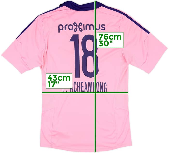2014-15 Anderlecht Away Shirt F.Acheampong #18 - 7/10 - (S)