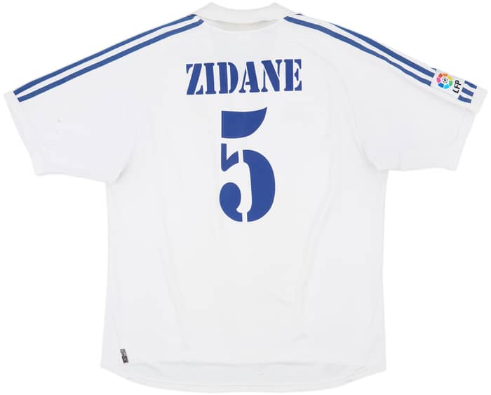 2001 Real Madrid Home Shirt Zidane #5 - 5/10 - (XL)
