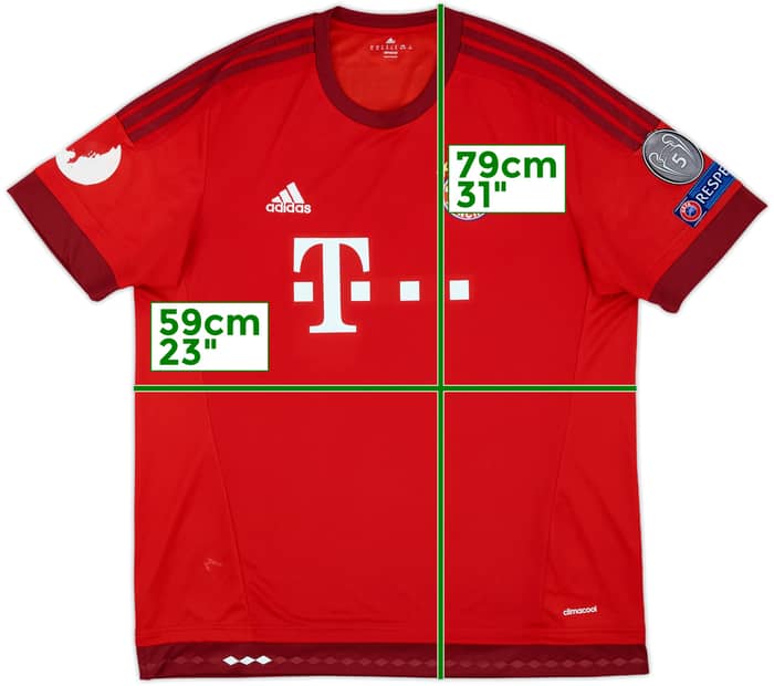 2015-16 Bayern Munich Home Shirt - 5/10 - (XL)