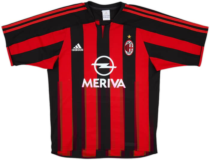 2003-04 AC Milan Home Shirt - 9/10 - (S)