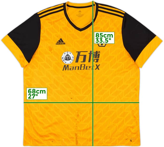 2020-21 Wolves Home Shirt - 4/10 - (XXL)