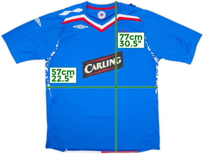 2007-08 Rangers Home Shirt - 6/10 - (XL)