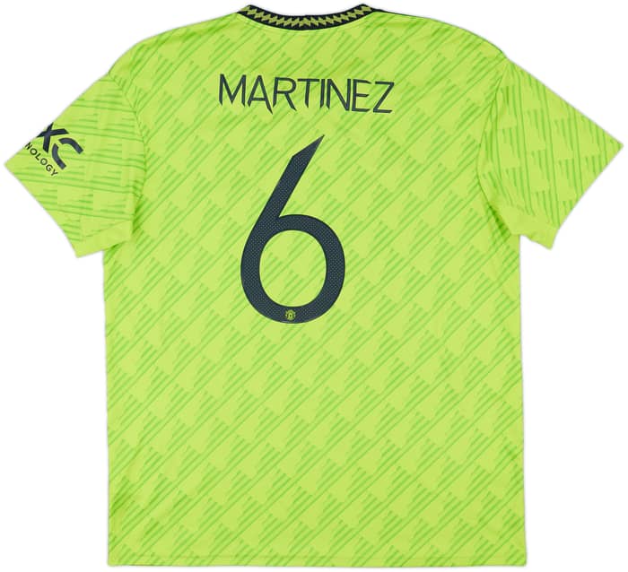 2022-23 Manchester United Third Shirt Martinez #6 - 10/10 - (XL)
