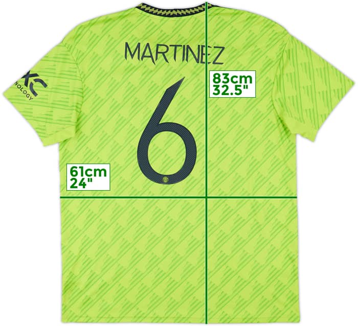 2022-23 Manchester United Third Shirt Martinez #6 - 10/10 - (XL)