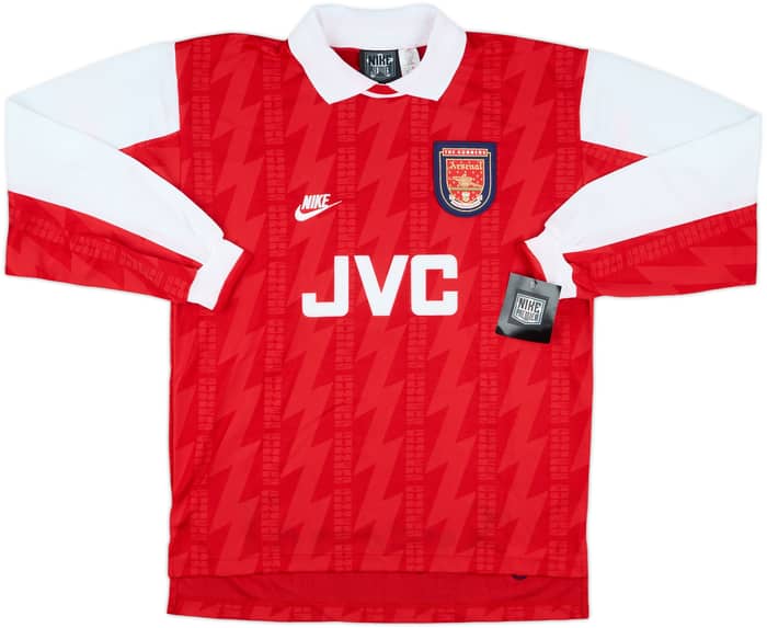 1994-96 Arsenal Player Issue Home L/S Shirt #6 (M)