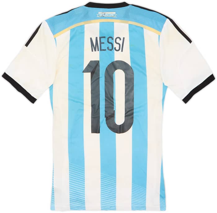 2013-15 Argentina Authentic Home Shirt Messi #10 - 6/10 - (S)