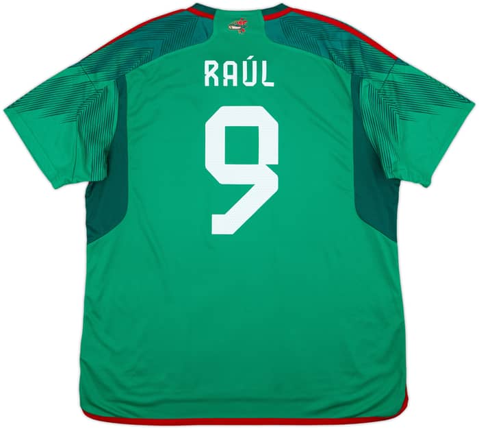 2022 Mexico Home Shirt Raul #9 (XXL)