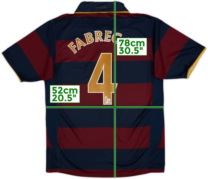 2007-08 Arsenal Third Shirt Fabregas #4 - 6/10 - (M)