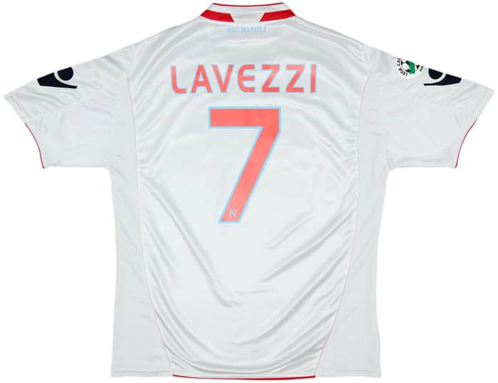 2009-10 Napoli Away Shirt Lavezzi #7 - 8/10 - (XL)