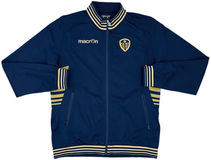 2013-14 Leeds United Macron Track Jacket - 8/10 - (XL)