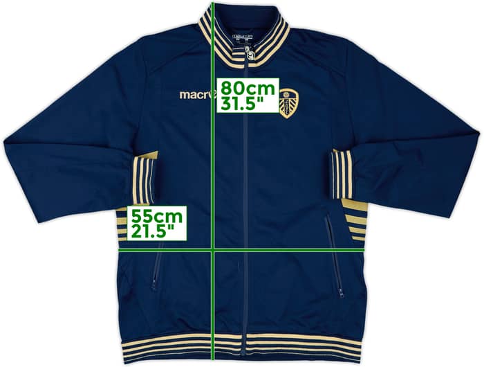 2013-14 Leeds United Macron Track Jacket - 8/10 - (XL)