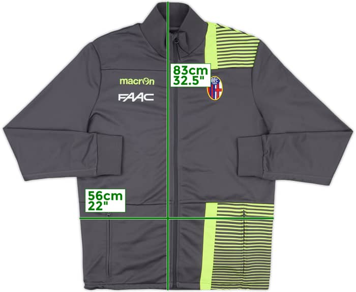 2015-16 Bologna Macron Track Jacket - 8/10 - (XL)