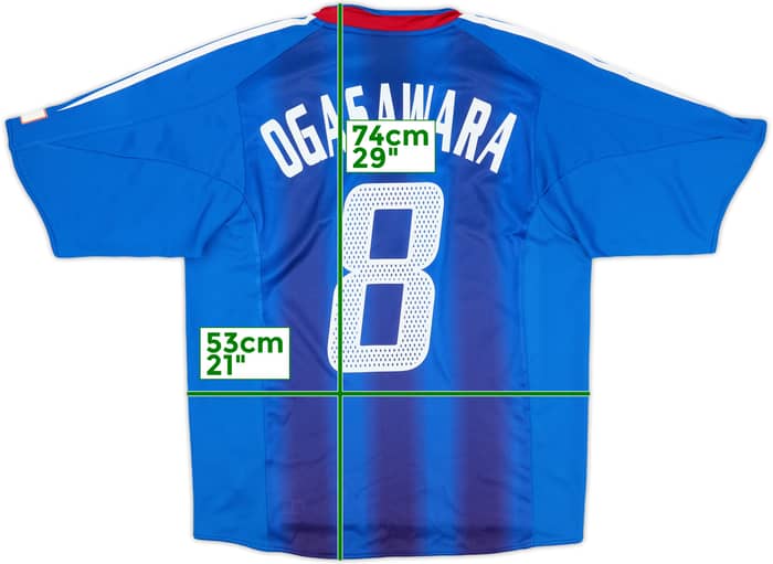 2004-06 Japan Home Shirt Ogasawara #8 - 6/10 - (M)