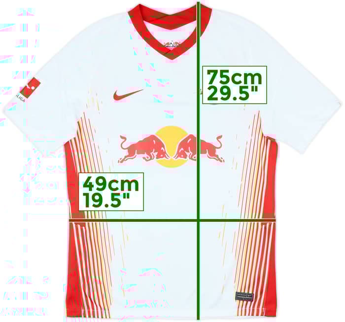 2020-21 RB Leipzig Home Shirt #5 - 9/10 - (M)