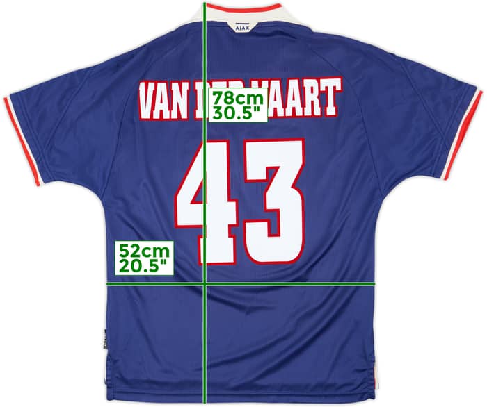 1999-00 Ajax Away Shirt Van Der Vaart #43 - 8/10 - (M)