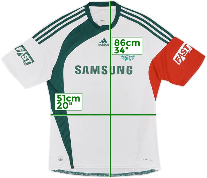 2009 Palmeiras Away Shirt #10 - 7/10 - (L)