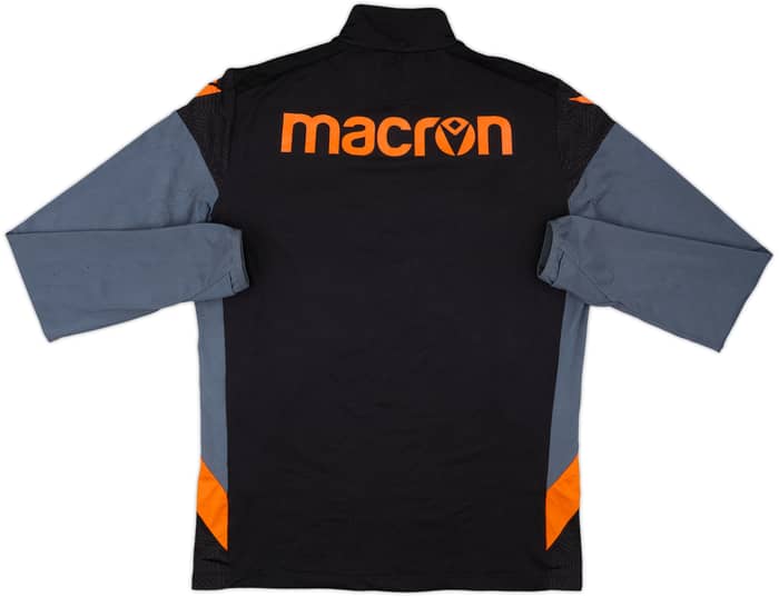 2019-20 Dundee United Macron 1/4 Zip Drill Top - 8/10 - (M)