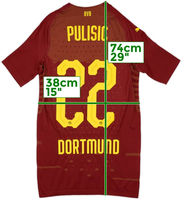 2018-19 Borussia Dortmund Authentic Third Shirt Pulisic #22 (S)