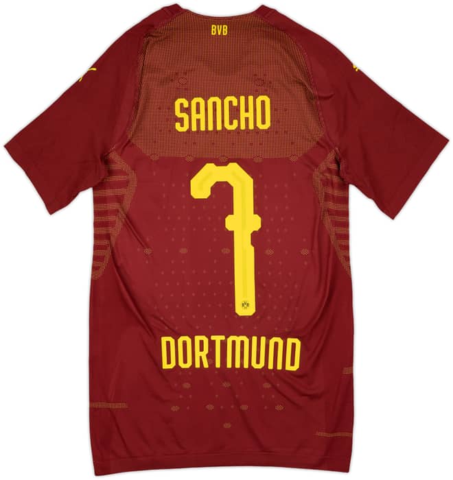 2018-19 Borussia Dortmund Authentic Third Shirt Sancho #7 (XL)