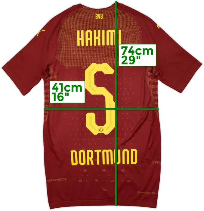 2018-19 Borussia Dortmund Authentic Third Shirt Hakimi #5 (M)