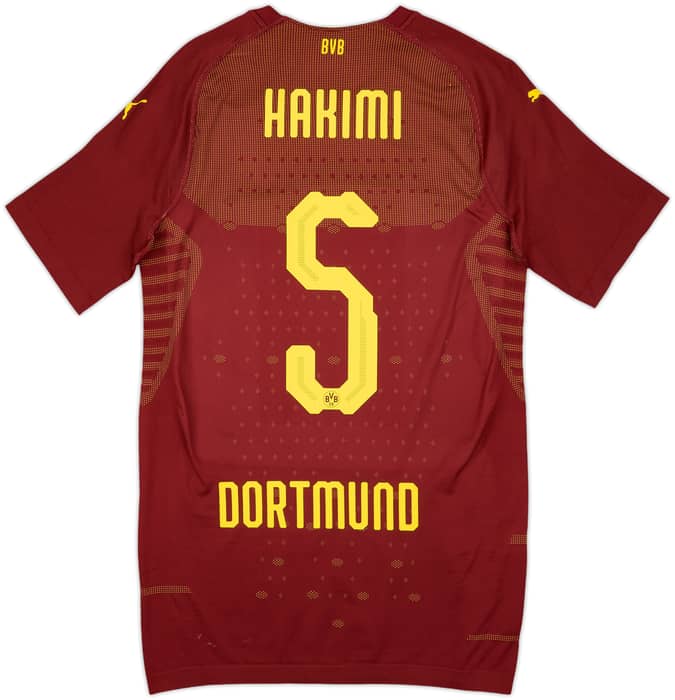2018-19 Borussia Dortmund Authentic Third Shirt Hakimi #5 (XL)