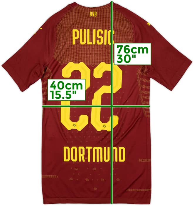 2018-19 Borussia Dortmund Authentic Third Shirt Pulisic #22 (M)
