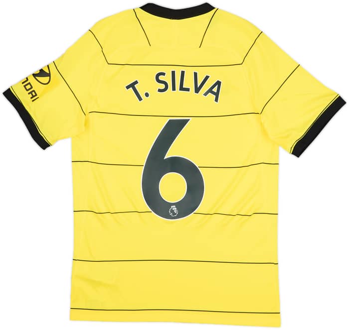 2021-22 Chelsea Away Shirt T.Silva #6 (S)