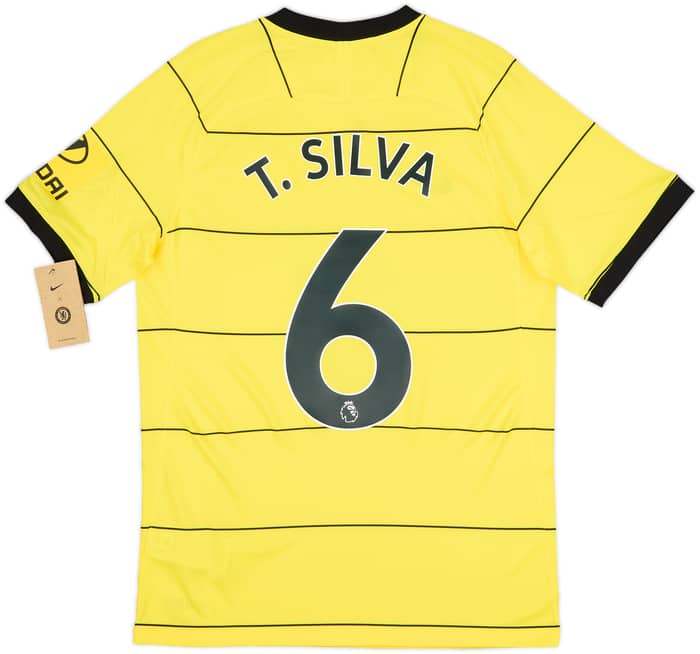 2021-22 Chelsea Away Shirt T.Silva #6 (S)