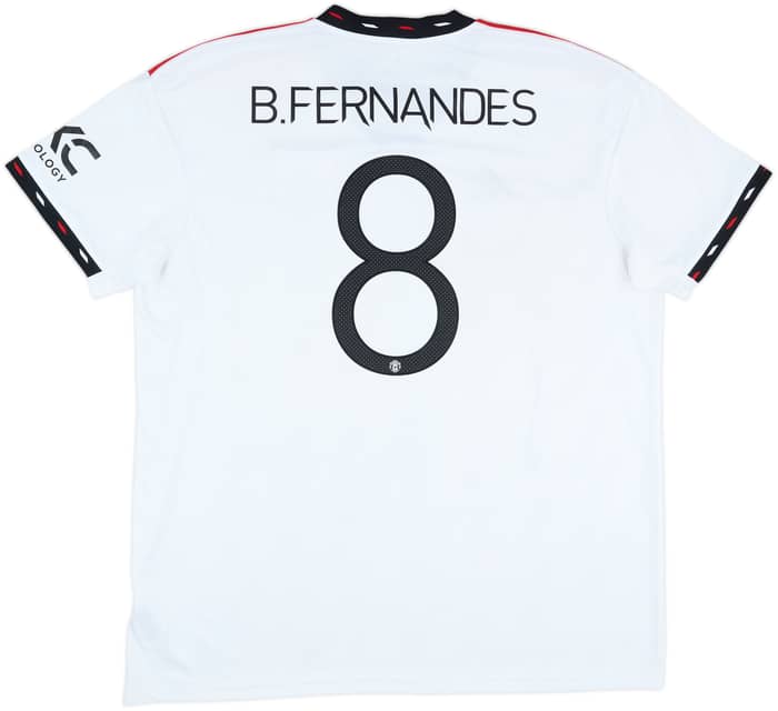 2022-23 Manchester United Away Shirt B.Fernandes #8 - 9/10 - (XXL)