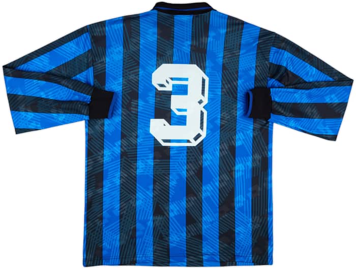 1992-93 Atalanta Match Issue Home L/S Shirt #3