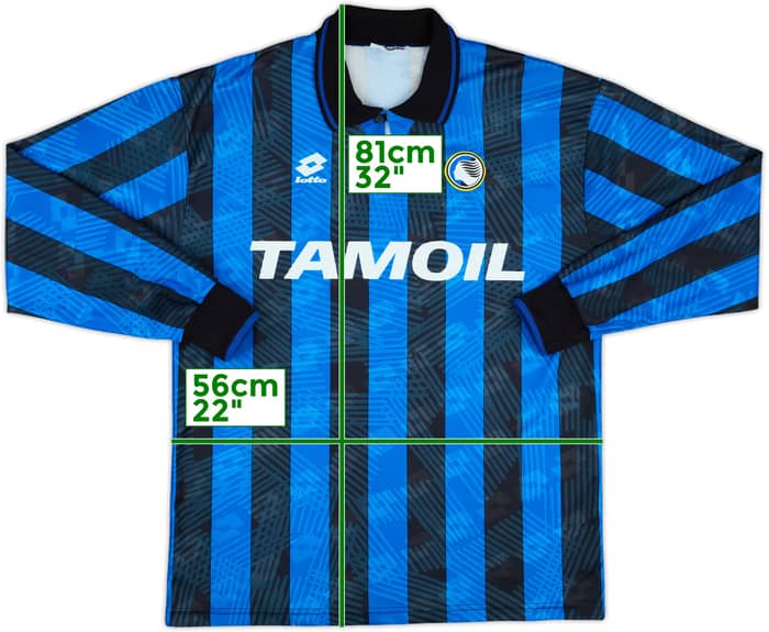 1992-93 Atalanta Match Issue Home L/S Shirt #3