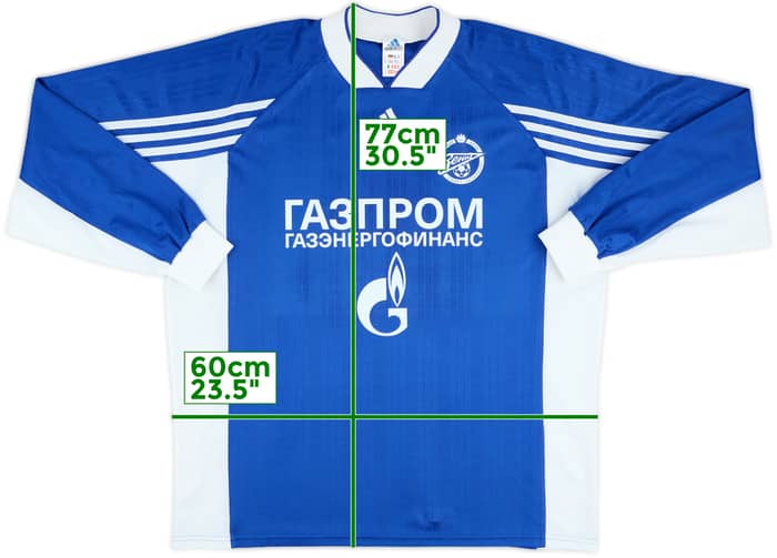 1999 adidas (Zenit St. Petersburg) Template Home L/S Shirt #11 - 8/10 - (XL)