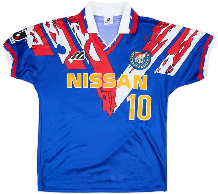 1993-94 Yokohama Marinos Home Shirt #10 - 8/10 - (M/L)