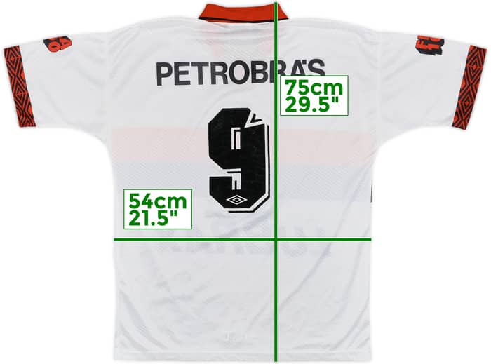 1995-96 Flamengo Centenary Away Shirt #9 - 5/10 - (M)