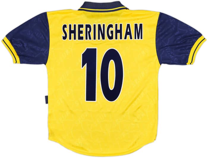 1995-97 Tottenham Third Shirt Sheringham #10 - 8/10 - (S)