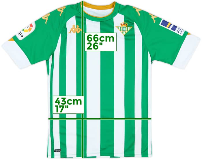 2020-21 Real Betis Home Shirt - 7/10 - (S)