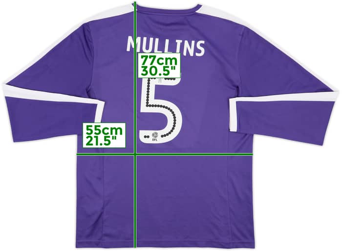 2016-17 Luton Town Third L/S Shirt Mullins #5 - 6/10 - (XL)