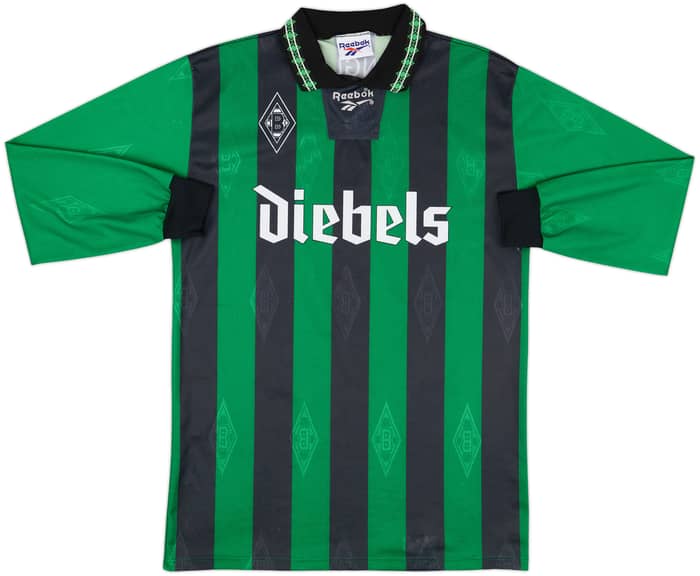 1995-96 Borussia Monchengladbach Away L/S Shirt - 8/10 - (M)