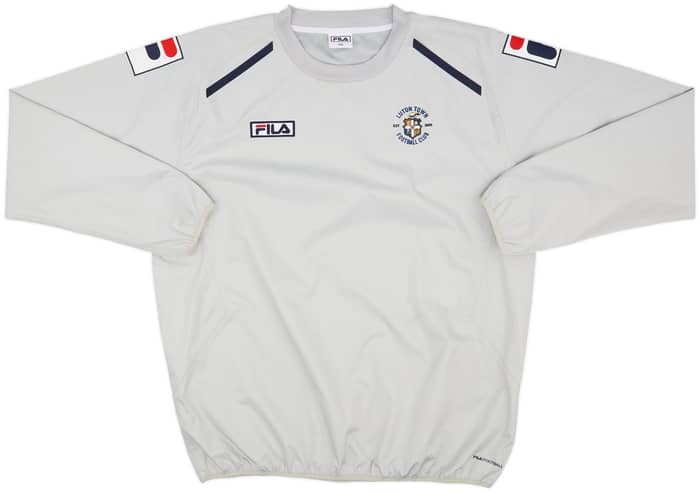 2014-15 Luton Town Fila Drill Top - 9/10 - (XXL)
