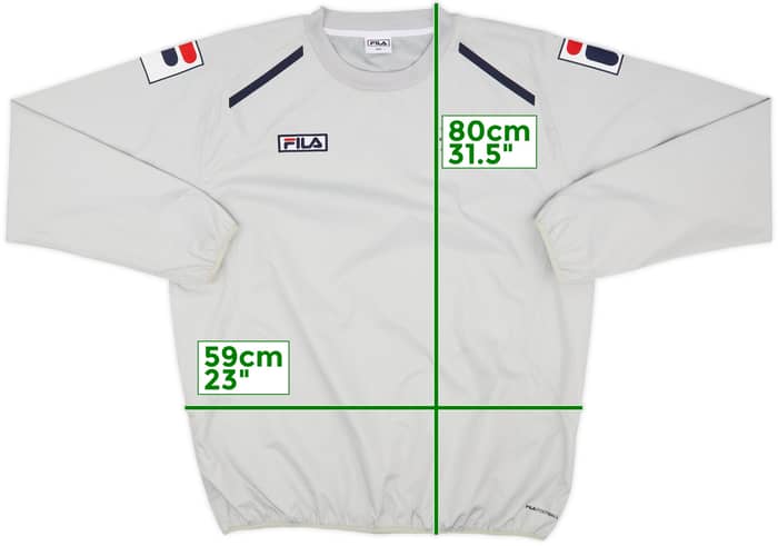 2014-15 Luton Town Fila Drill Top - 9/10 - (XXL)